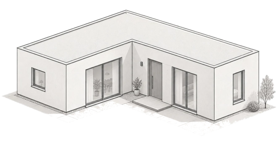 Modulový dům Do 75 m²