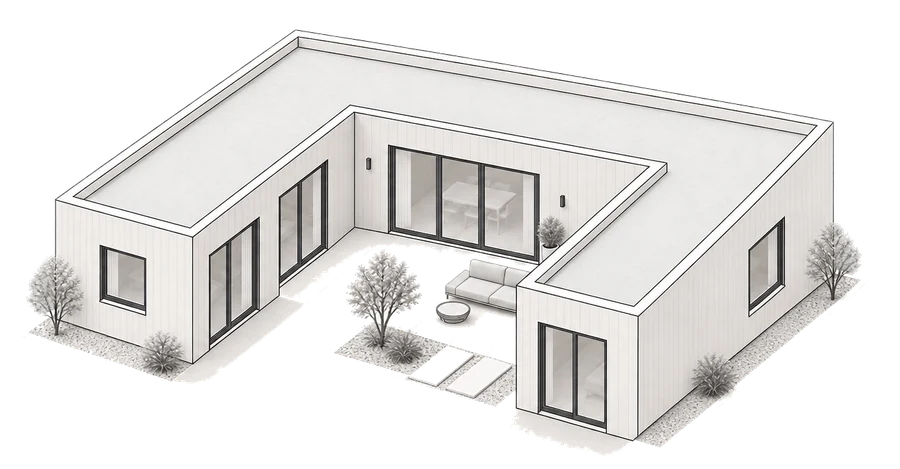Modulový dům Nad 100 m²